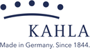 Logo von KAHLA, einer deutschen Marke, die seit 1844 Qualitätsprodukte herstellt. Das Design zeigt den Markennamen 